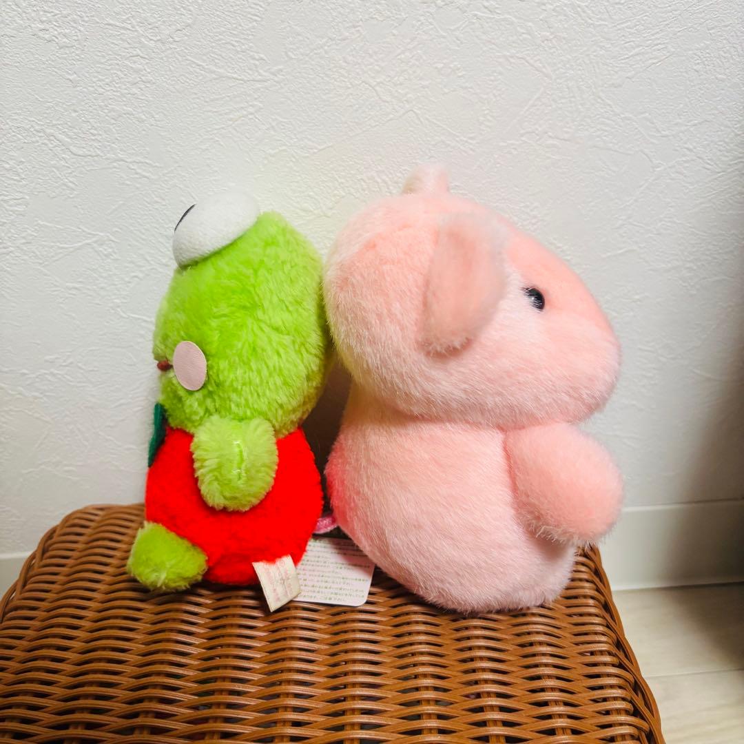 ぬいぐるみ　カバ　TAKENOKO けろっぴ　ジョイフルメイト　すあだ　ぶた