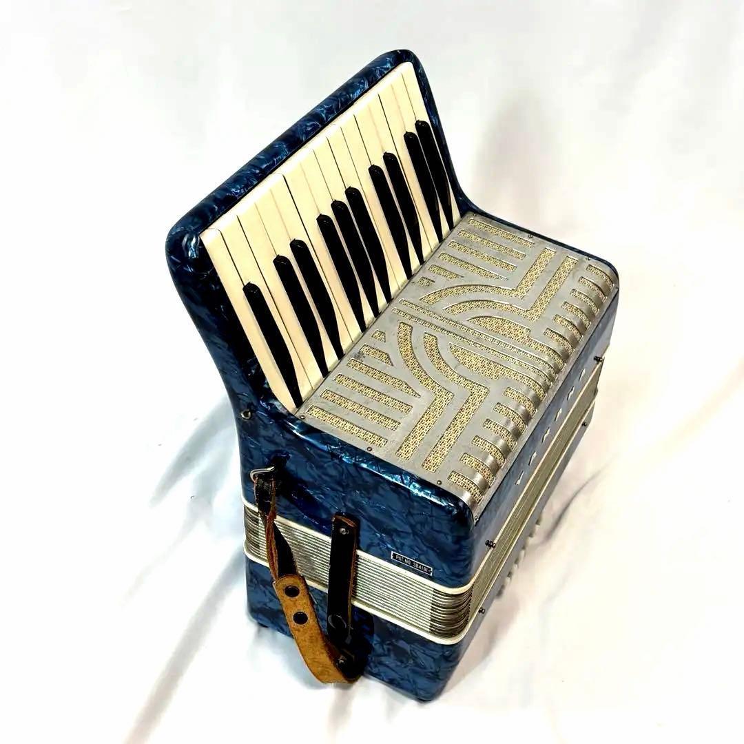 YAMAHA ヤマハ アコーディオン T-25B 25鍵盤 ブルー　全鍵盤出音