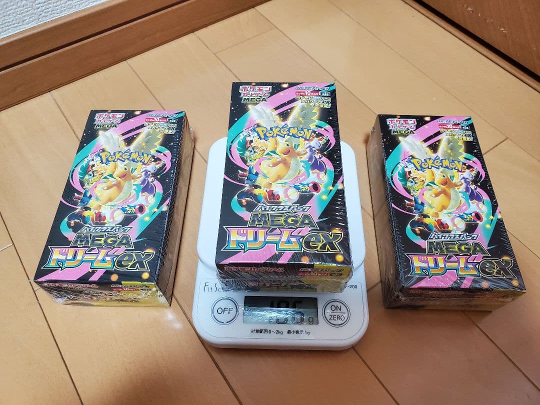 MEGAドリームex シュリンク付き 3BOXセット