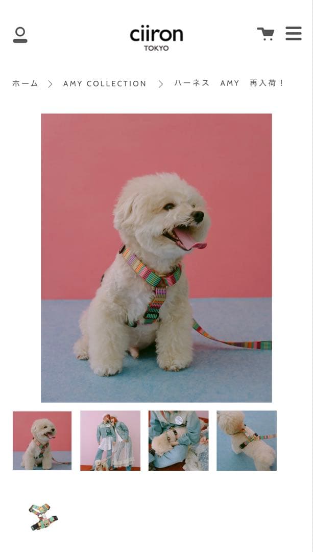 犬用ハーネス リードciiron TOKYO AMY