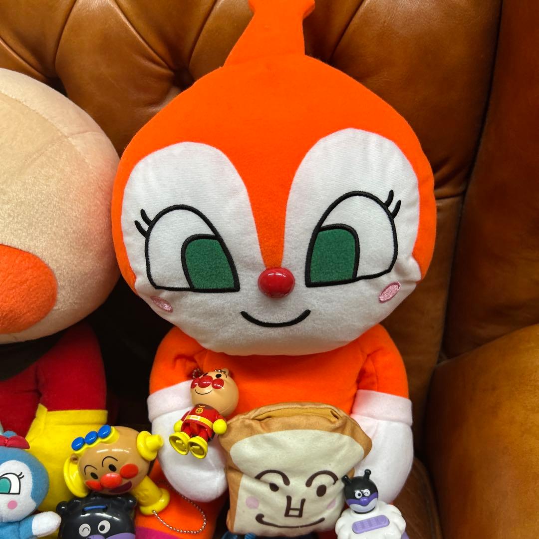 アンパンマン こきんちやん　どきんちゃん　ぬいぐるみ　とマスコットセットT⑤AN