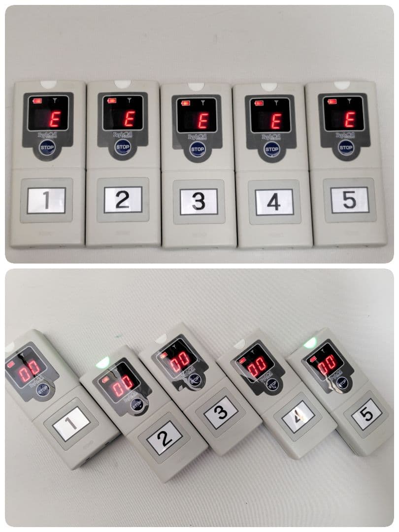 C034 【中古】リプライコール ECHO 受信機5台セット エコー総合企画