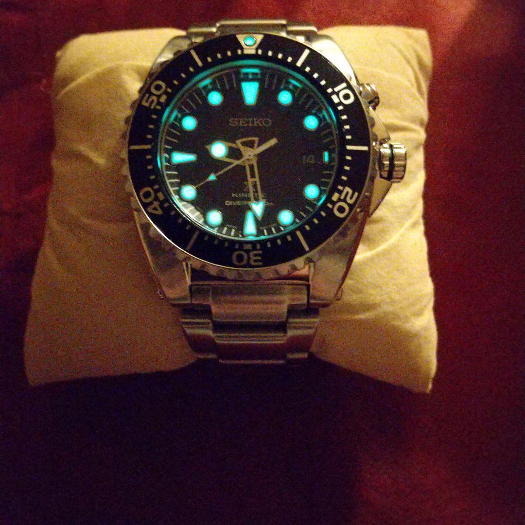 セイコー プロスペック キネティック5M82ダイバーズウォッチ