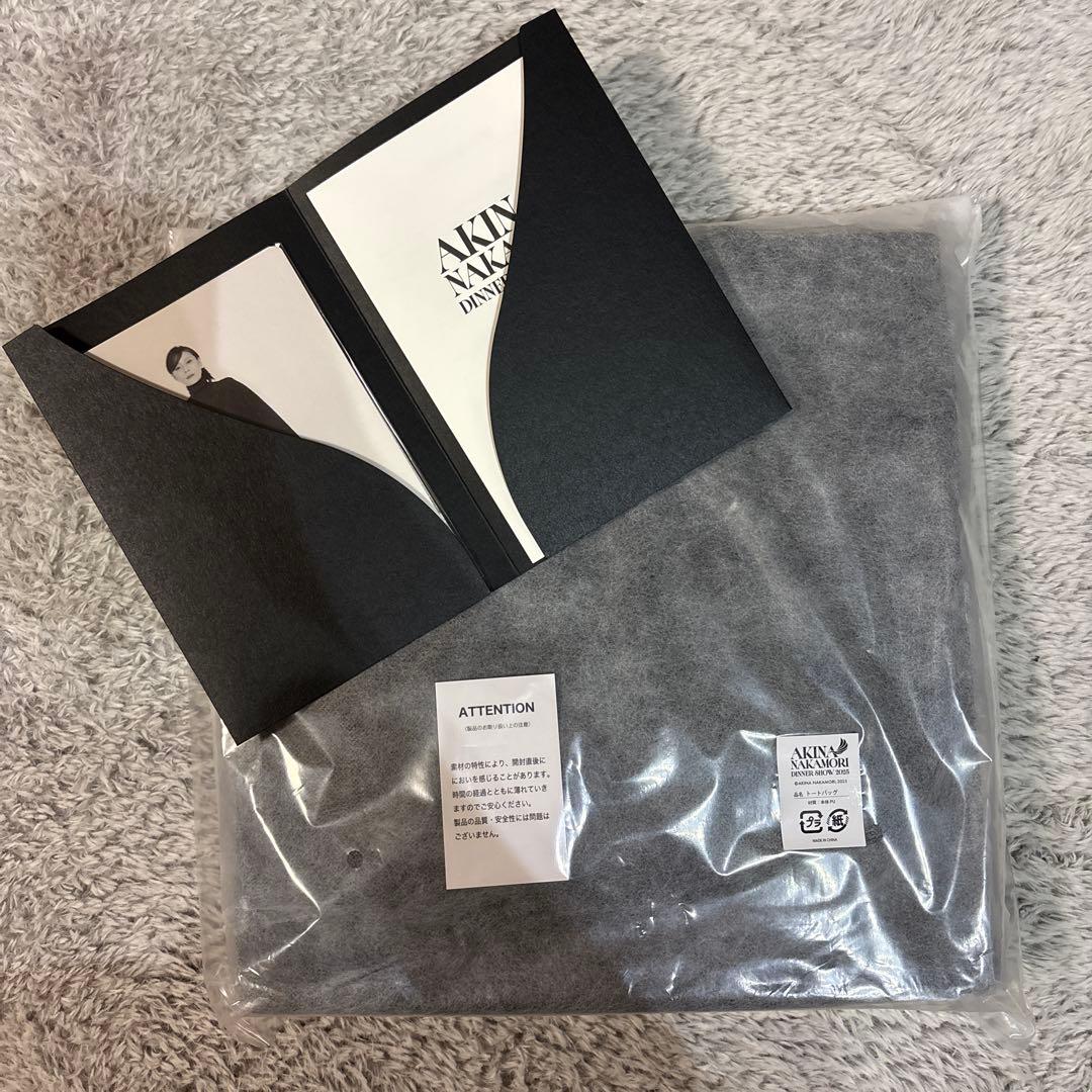中森明菜　2025 ディナーショー限定トートバッグ　ポストカード　メニュー表