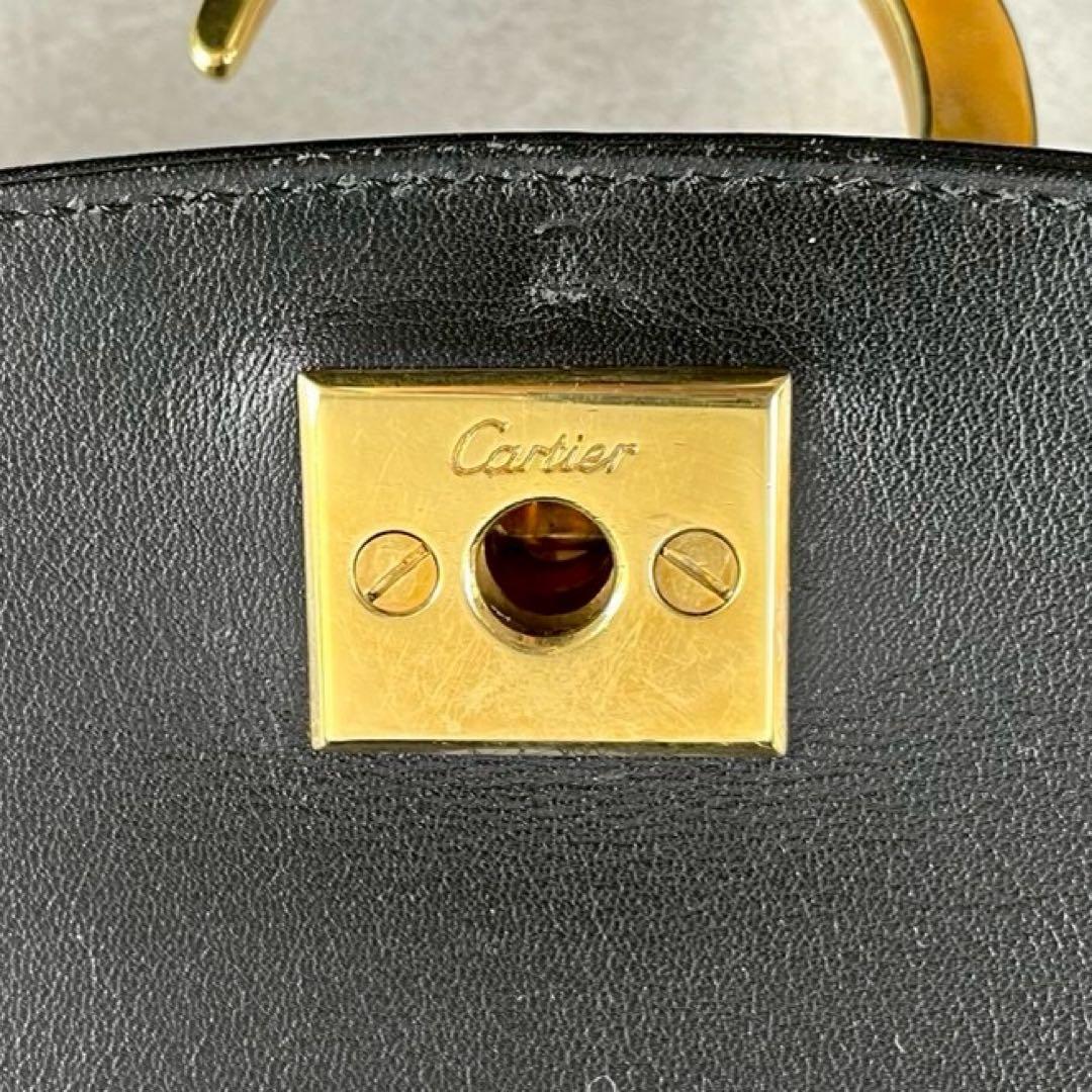 ルイス様　Cartier カルティエ　ショルダーバッグ　パンテール　レザー