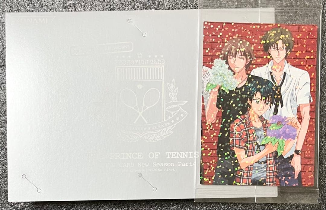 テニプリ　非売品　プロモカード　台紙　越前手塚不二