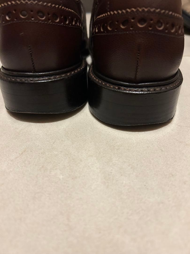 ド*ー様 BARKER UK6 1/2, 25.0cm ツリー付フルブローグウイ