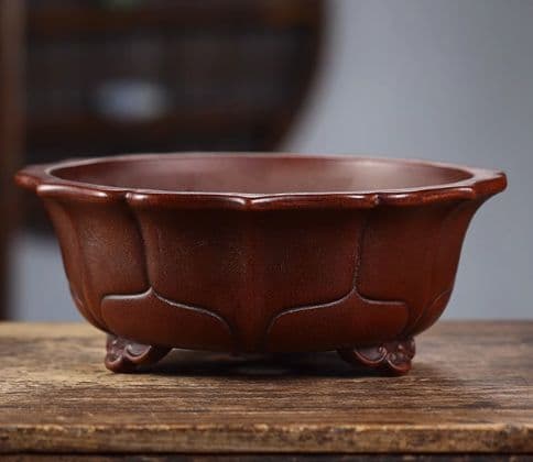 宜興紫砂鉢 盆栽鉢 植木鉢 小品盆栽鉢 大品盆栽鉢