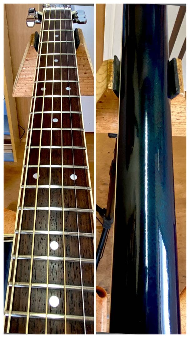 90’代モーリスMF50　スプルース単板、ペグGOTOHクリーニング済HC付