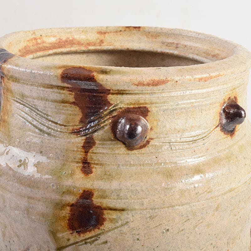 茶道具　美濃焼　大萱窯　加藤弥右衛門造　水指　共箱　V　8306