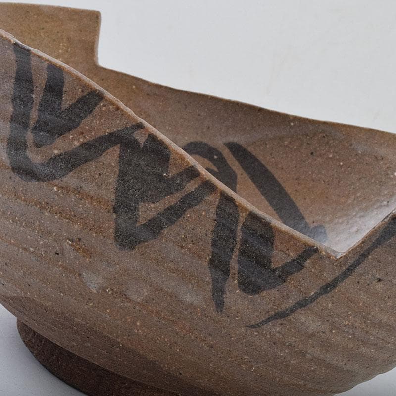 桂又三郎極め　江戸時代　古唐津　絵唐津　菓子鉢　M　R9332