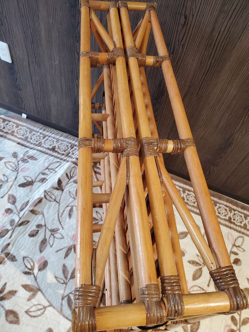 ラタン　籐家具　シングル　ベッド　フレーム