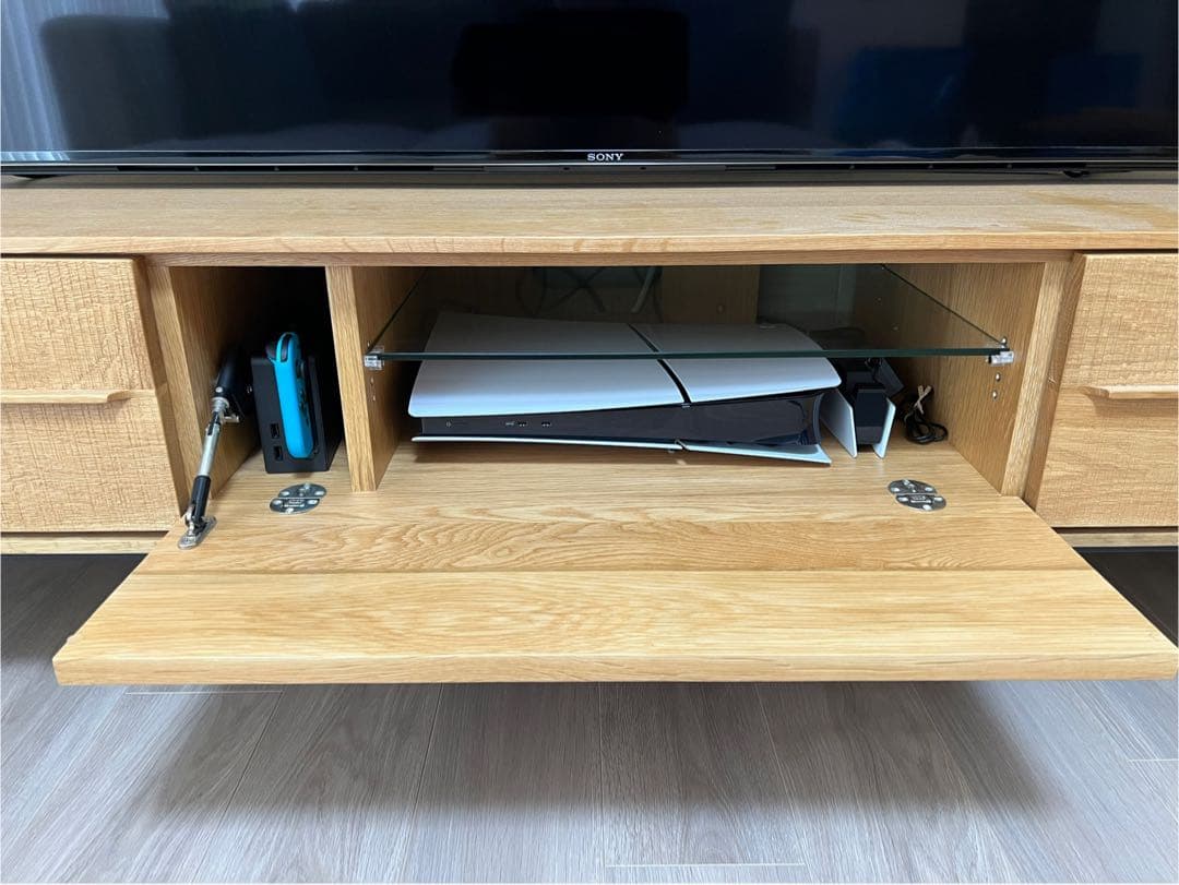 【テレビ台】 ローボード 210cm オーク材 大塚家具 テレビボード