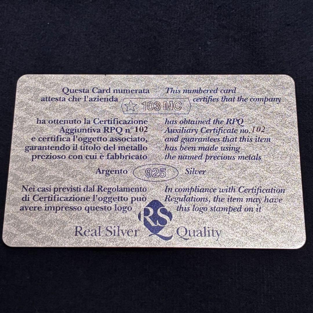 【極美品】Leader Argenti イタリア製 デスクメモ シルバー925