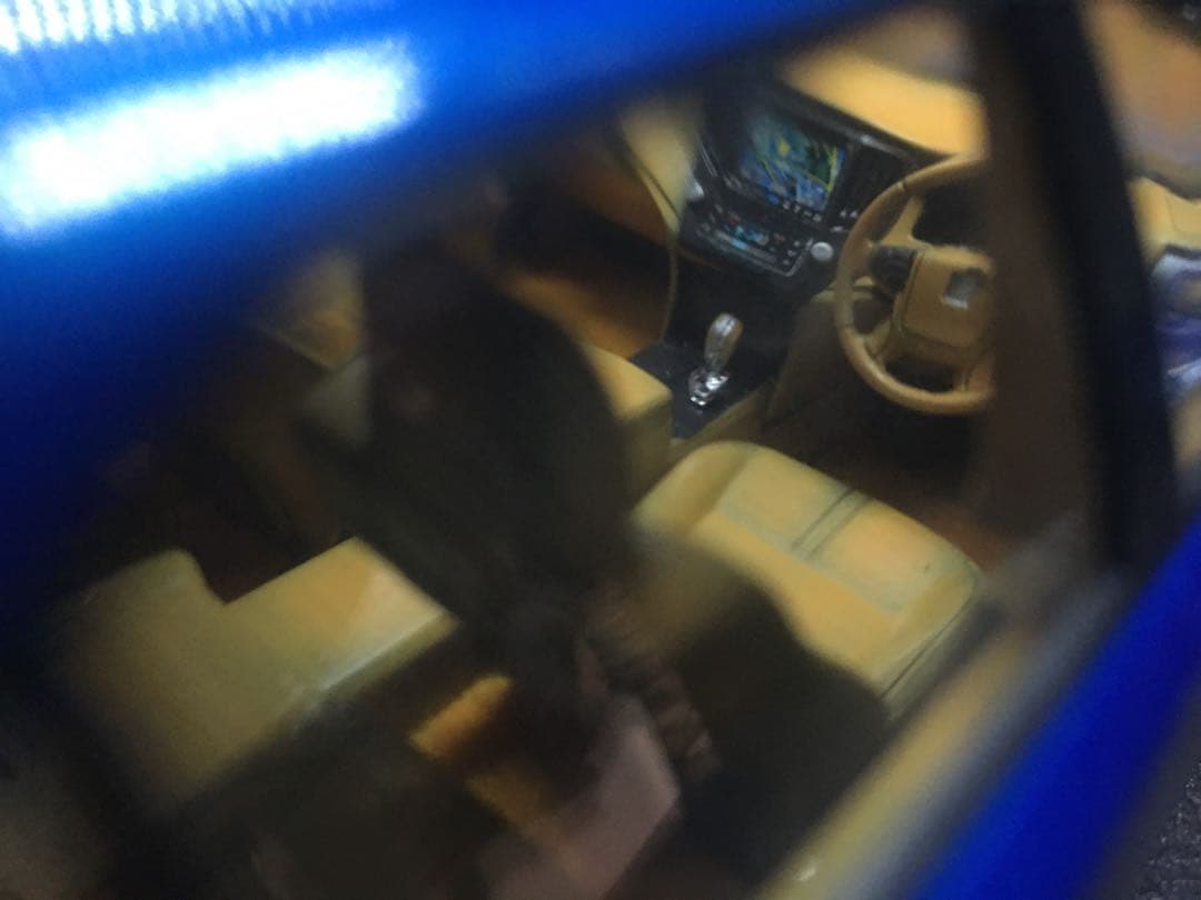 旧車VIPカープラモデル完成品アオシ210クラウンアスリート後期1／24