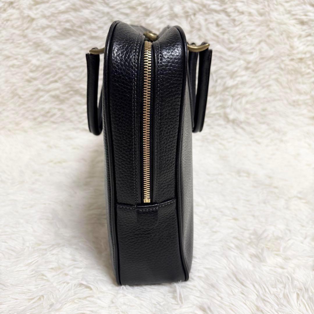 美品✨ トフアンドロードストーン トートバッグ ビジネス A4 レザー ブラック