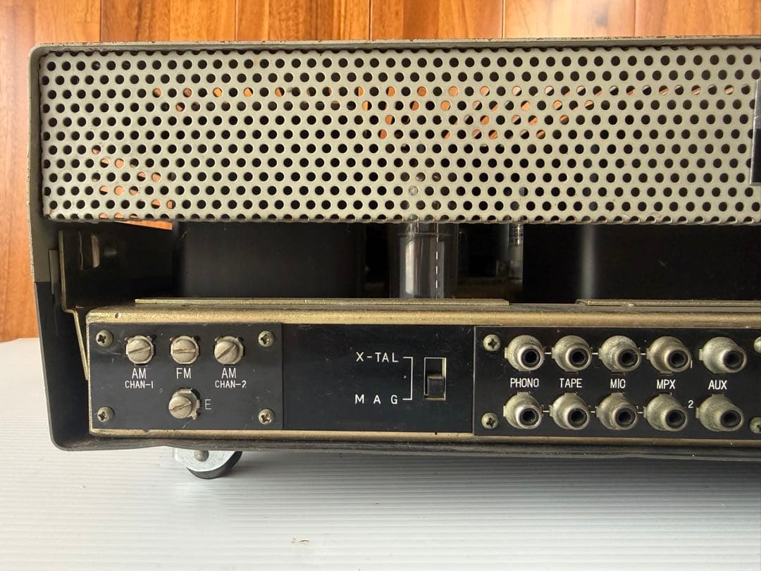 サンスイ SM-80 管球式チューナーアンプレシーバー 真空管アンプ(a47)