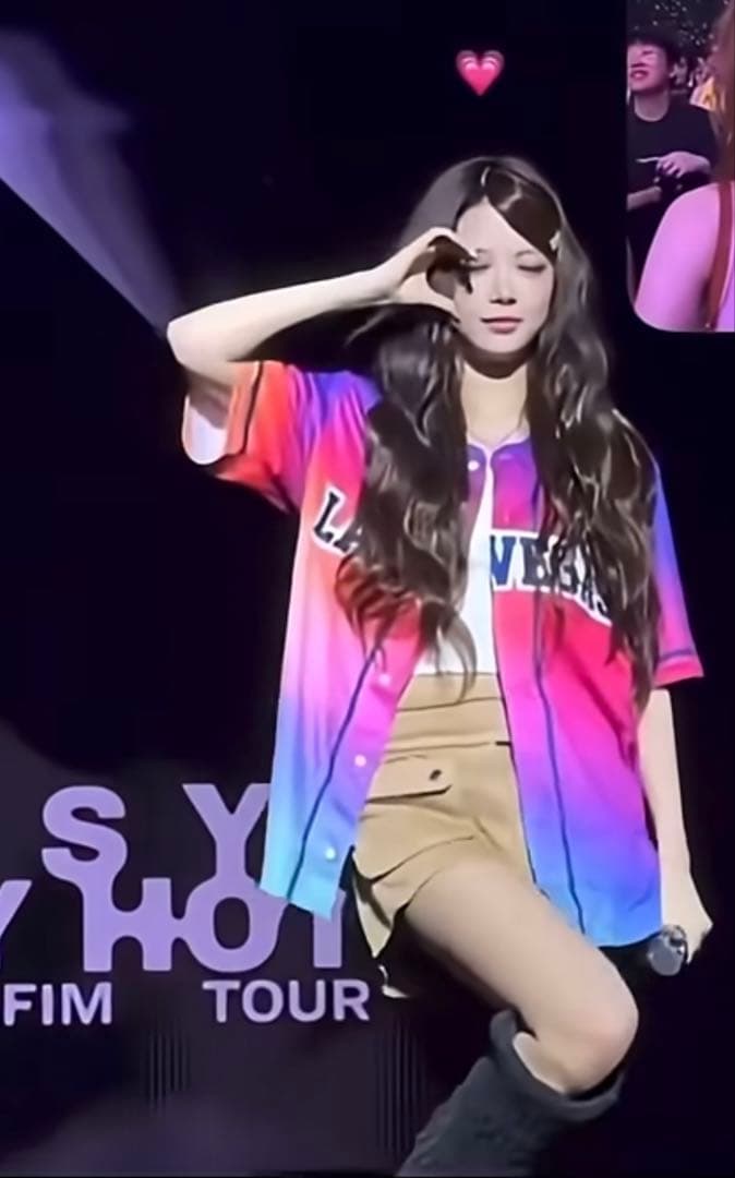 Lesserafim LAS VEGAS ベースボールジャージ Mサイ