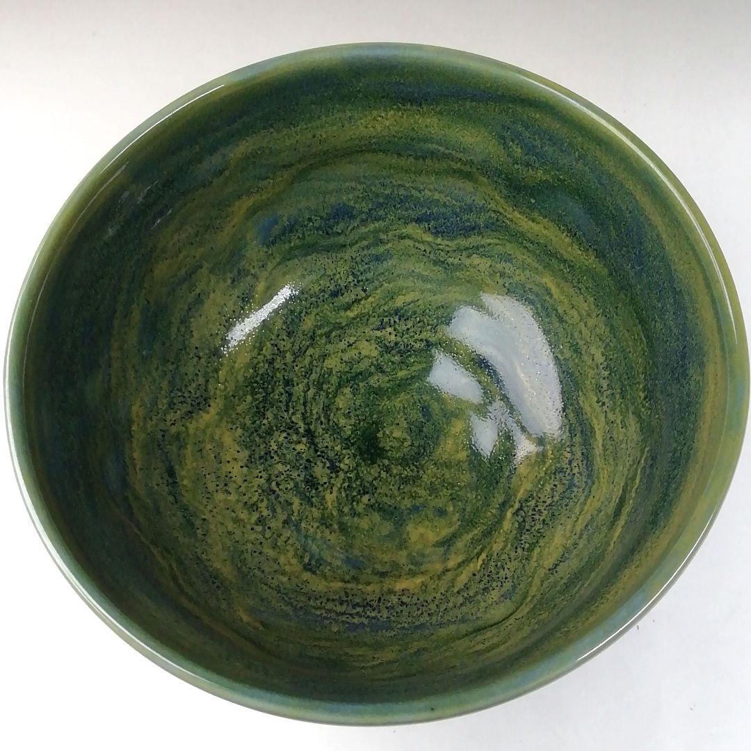 Ｔ６６２　茶碗　『九谷焼』『深厚釉　茶碗』『三代　三ツ井詠一(為吉)造』　共箱