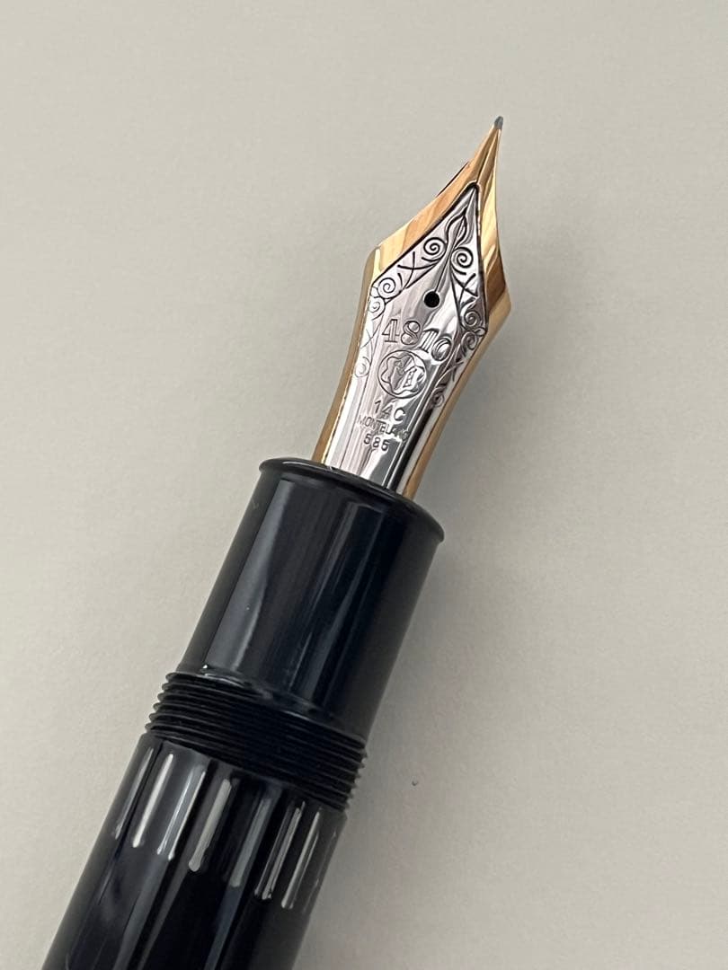 超美品　モンブラン マイスターシュテック149 14C F 70年代 中白