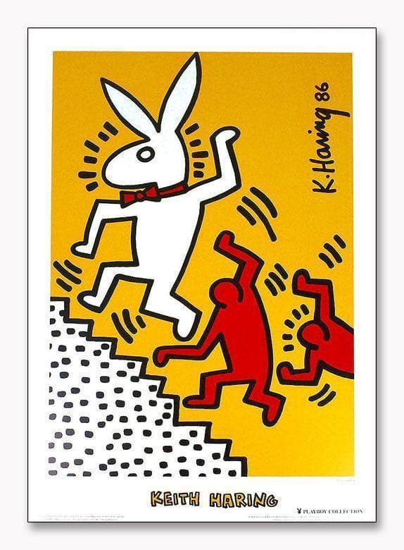 特別額装品/Untitled 1（キース ヘリング）アルミ製フレーム額装