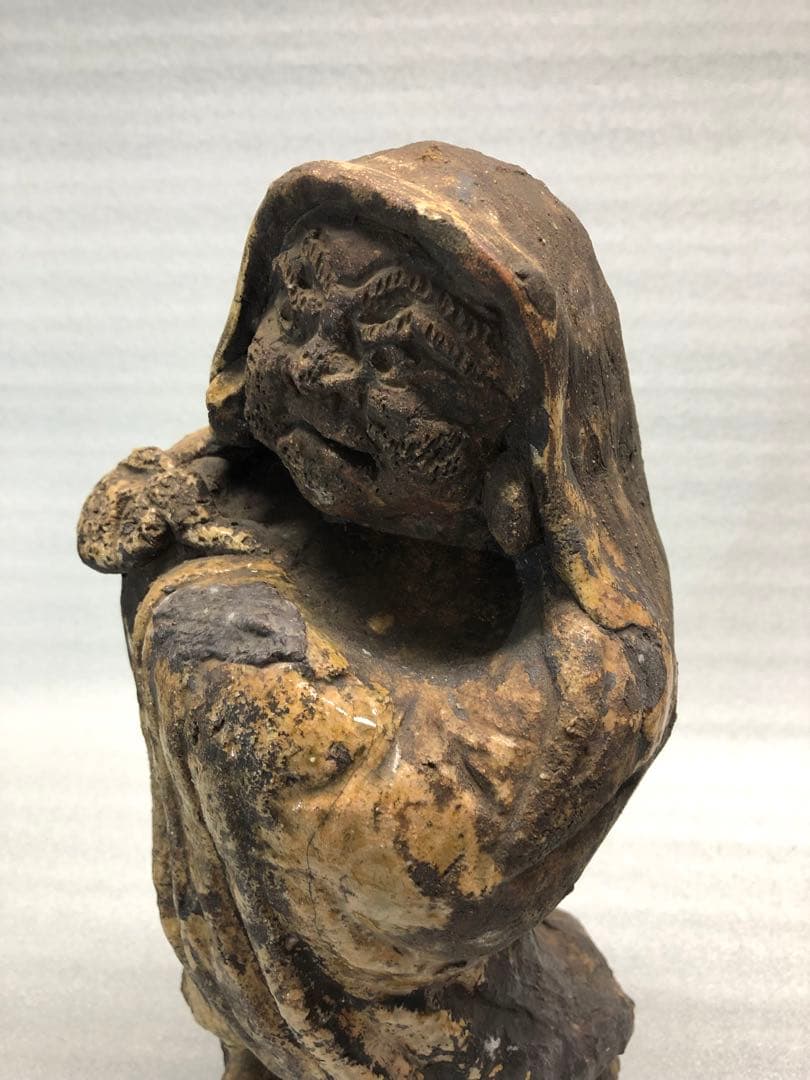 達磨大師像　達磨　焼物　置物　古美術