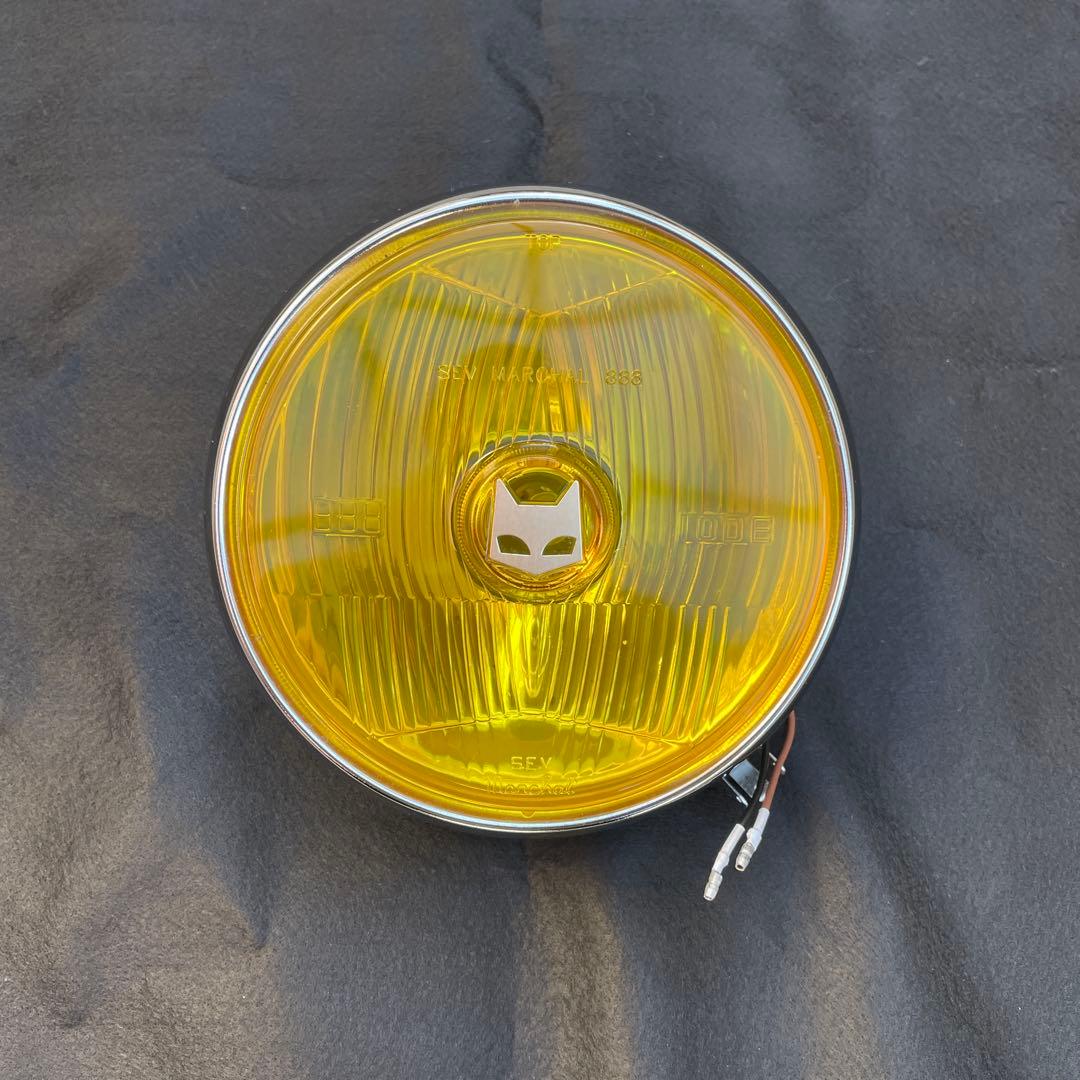 【極美品】マーシャル　ヘッドライト　160パイ 160mm イエローレンズ