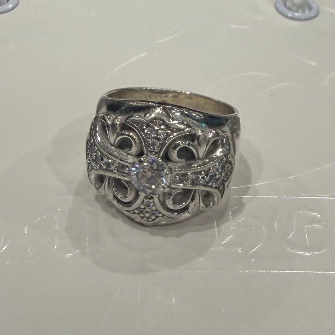 【確実正規品】CHROME HEARTS キーパーリング　アフターダイヤ