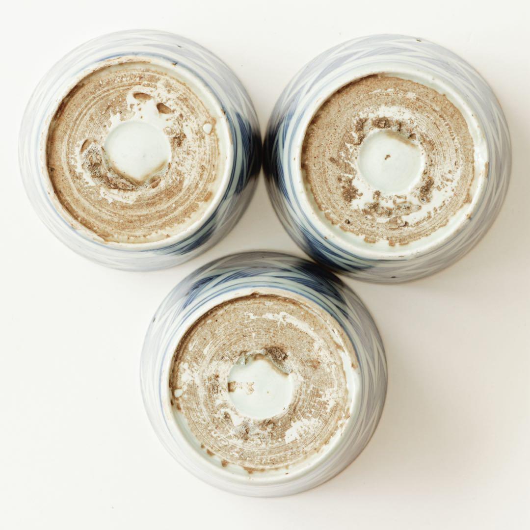 伊万里　古伊万里　江戸　後期　蕎麦猪口　3客セット