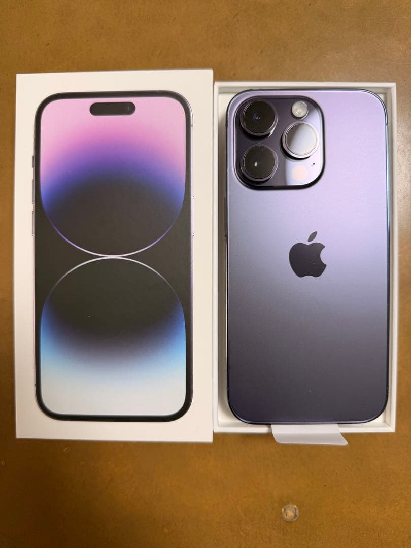 最安値　新品　Apple iPhone 14 Pro ディープパープル 本体