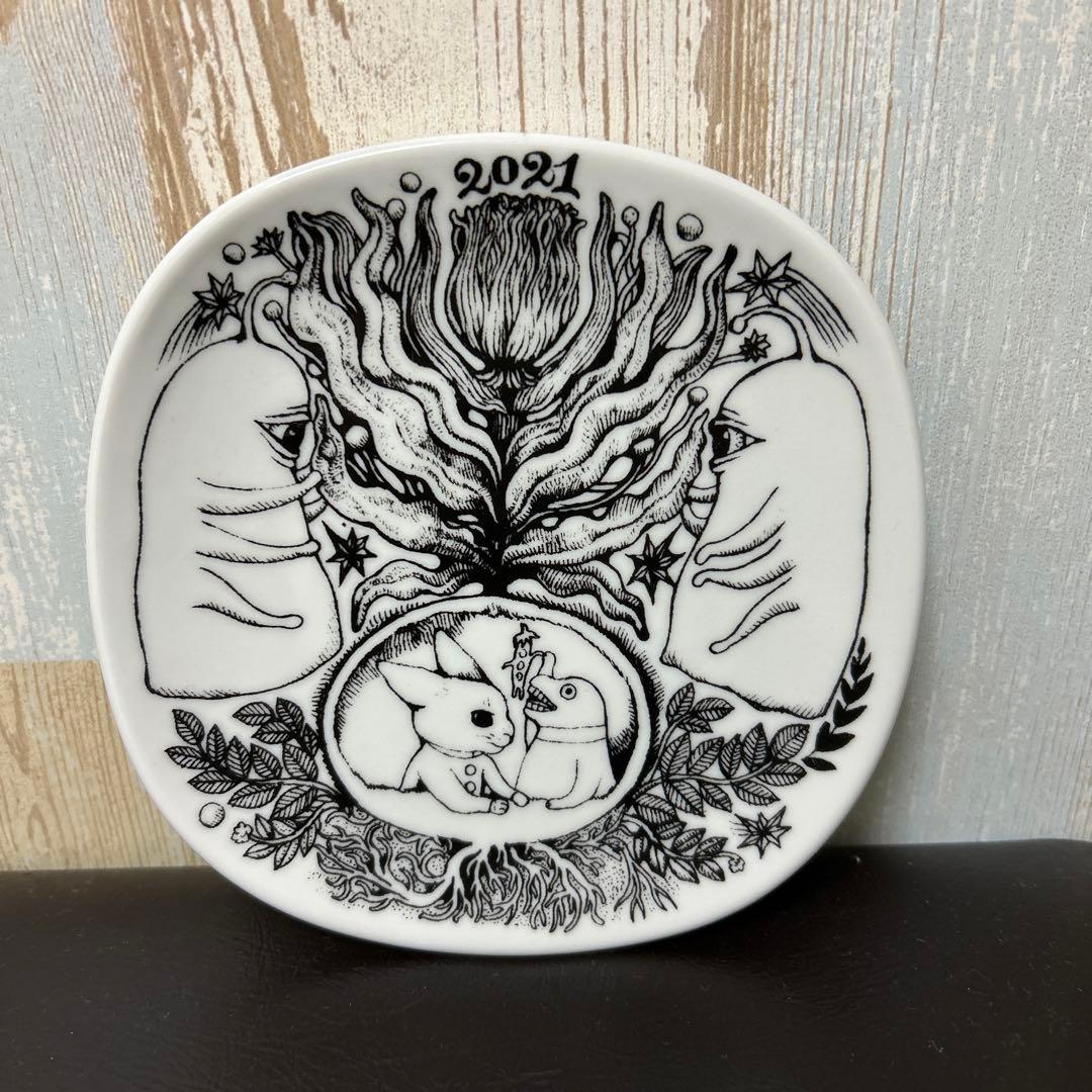 ボリス雑貨店　　猫　2021年　イヤープレート　ヒグチユウコ 非売品