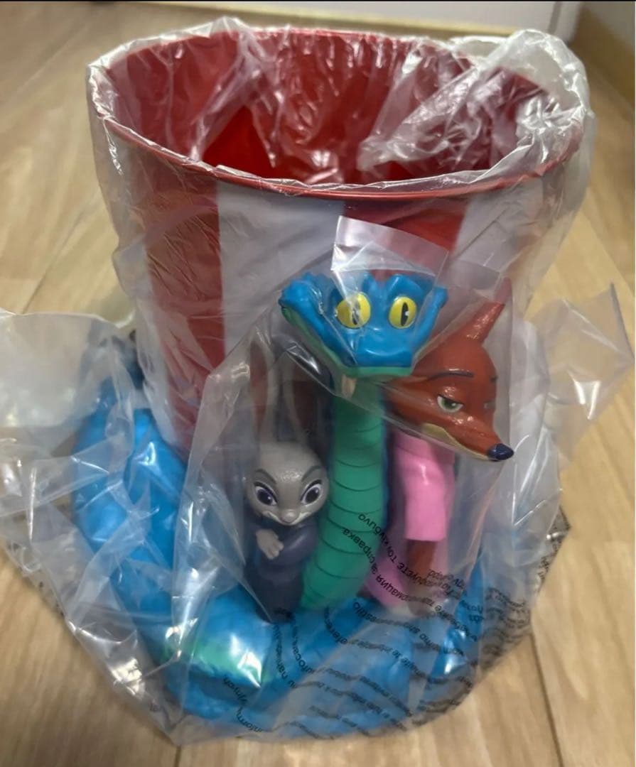 ズートピア2 ジュディ ニック モニタートップ フィギュア ポップコーンバケツ