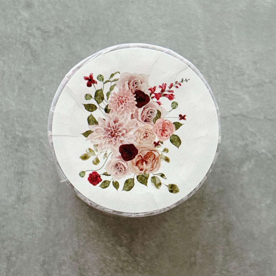 WT《花漾缤纷》海外マスキングテープ　マステ 【2616】