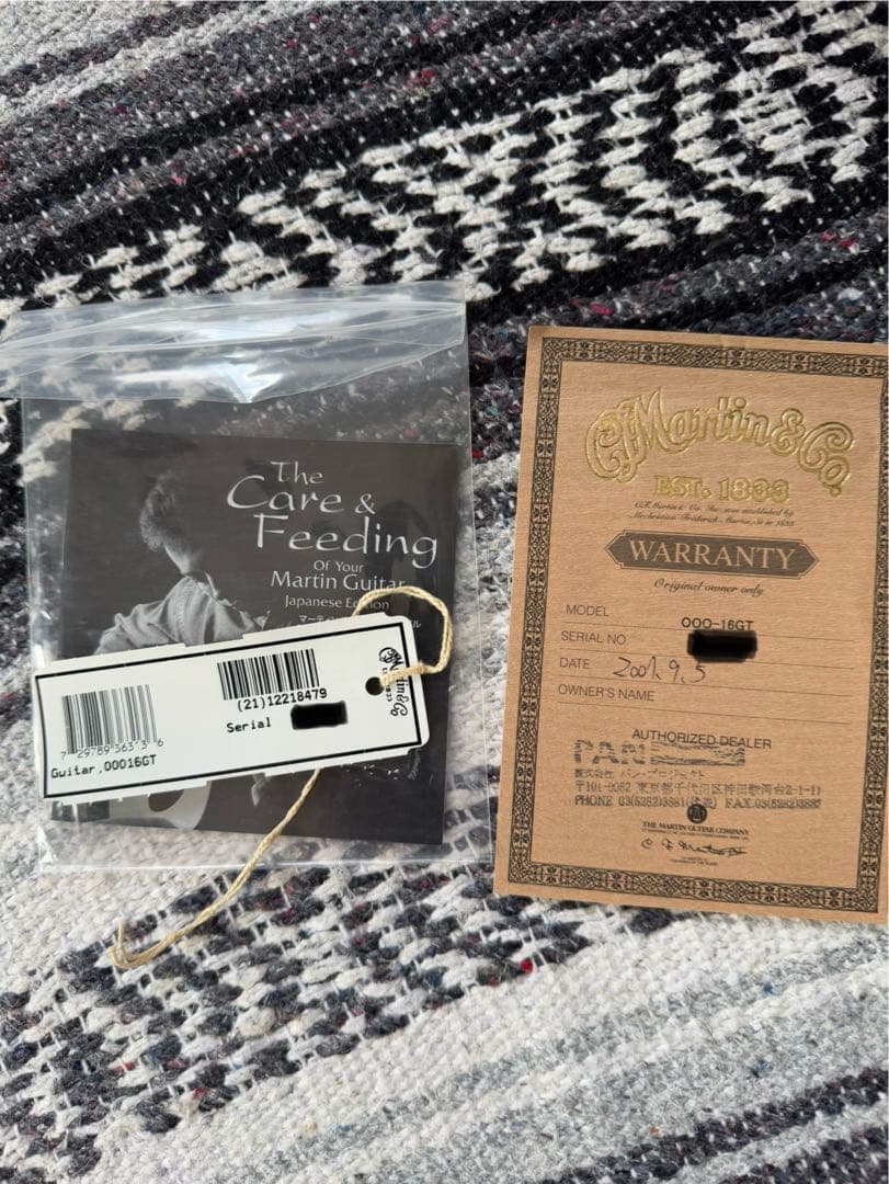 2007年Martin ooo-16GT USA製