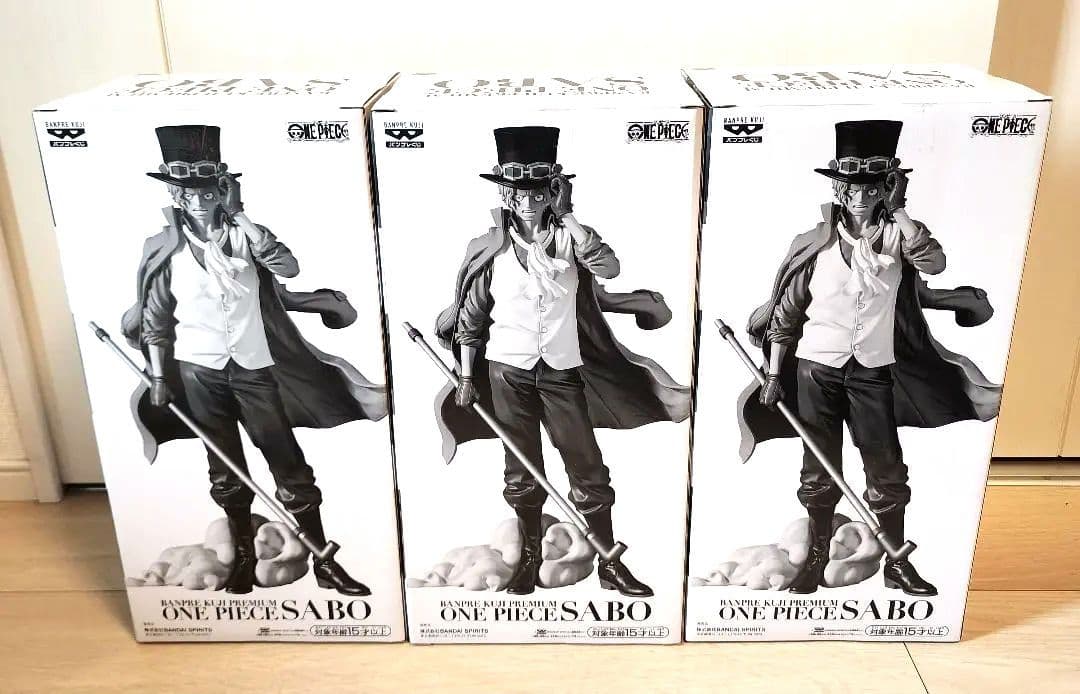 【新品未開封】バンプレくじ ONE PIECE サボ A賞/B賞/C賞セット