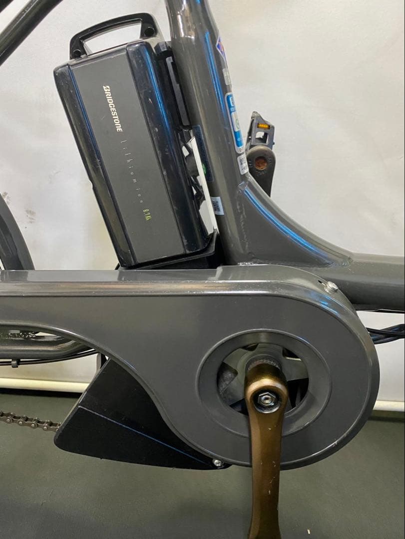 1年保証 送料無料　ブリヂストン　ビッケ　20インチ　グレー　電動アシスト自転車