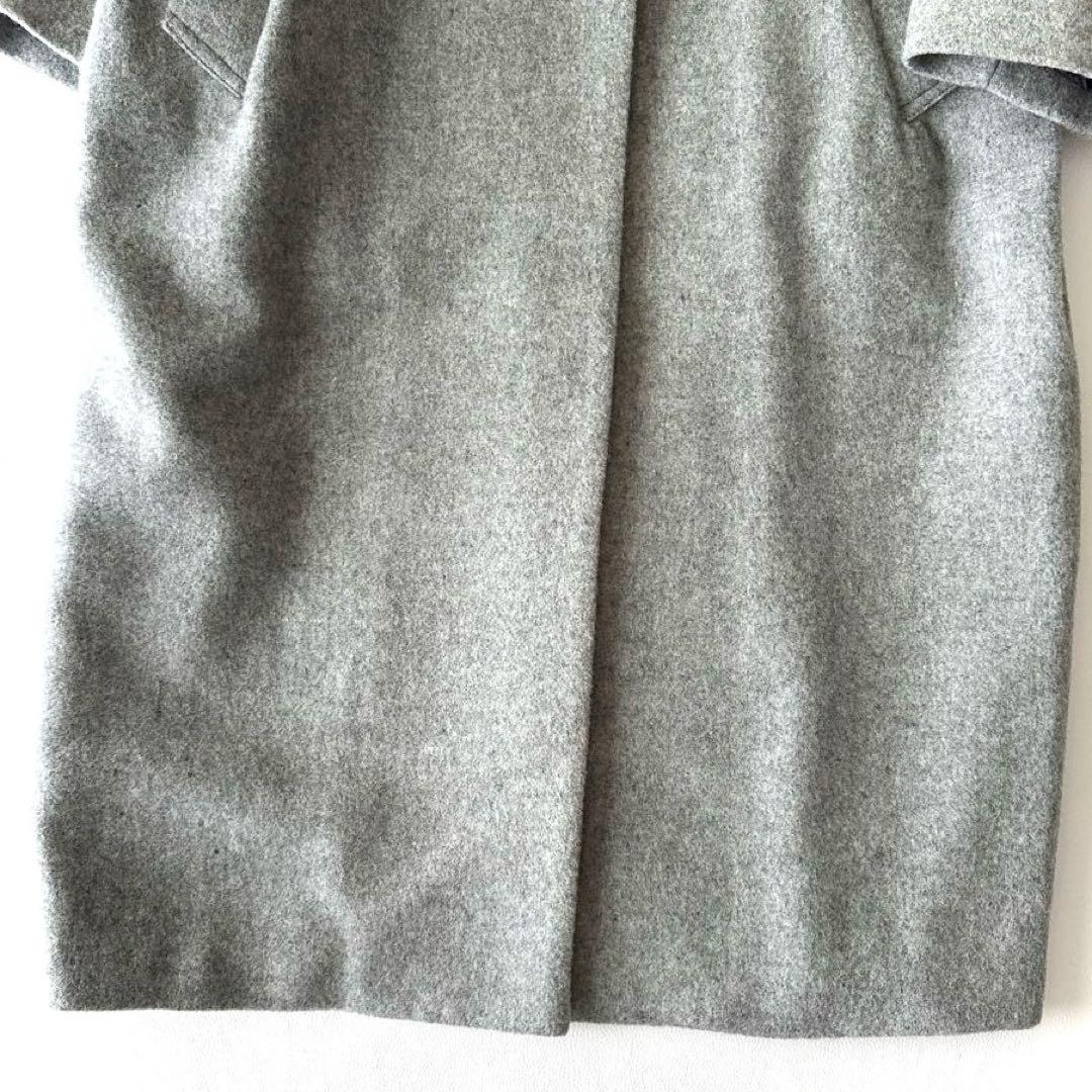 美品 ミズイロインド LEE別注 スタンドカラーウールコート 日本製 24AW