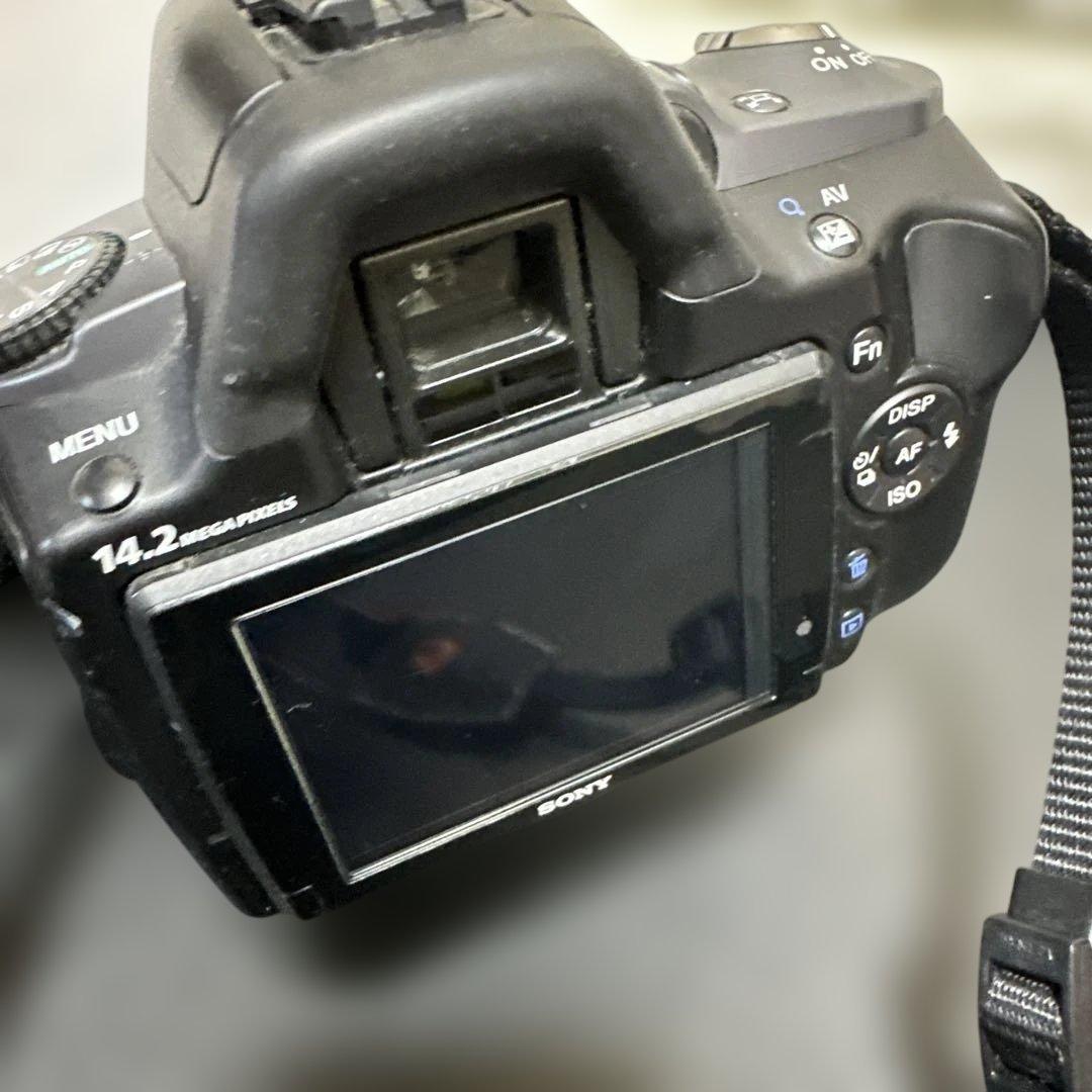 SONY α380 デジタル一眼レフカメラ　動作確認済　レンズセット　中古良品