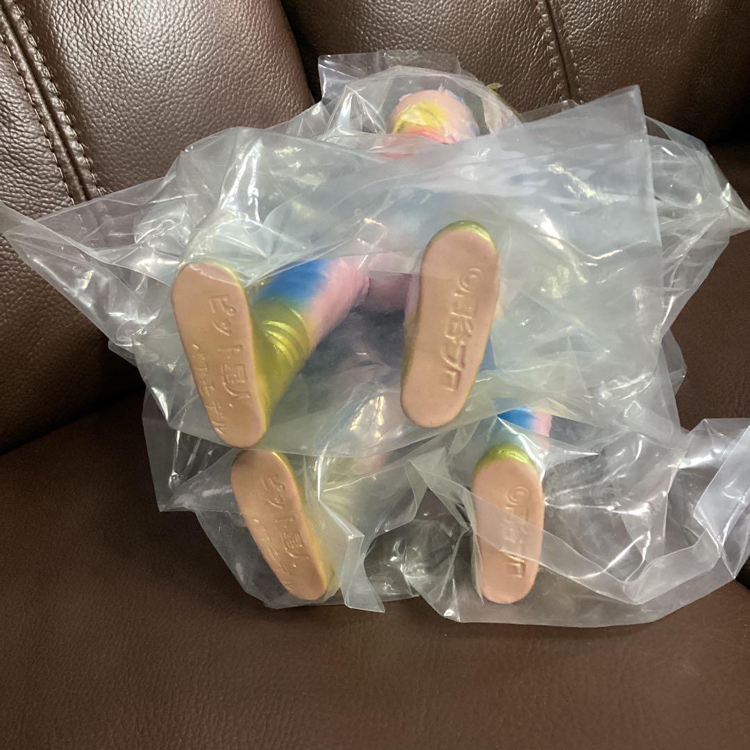 ベアモデル　ピット星人　ピンク成形色　メーカー塗装　２体セット