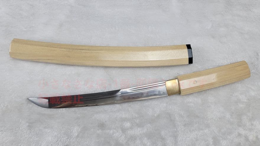 杜木八角小烏丸 古兵器 武具 刀装具　日本刀 模造刀 居合刀 肋差 短刀