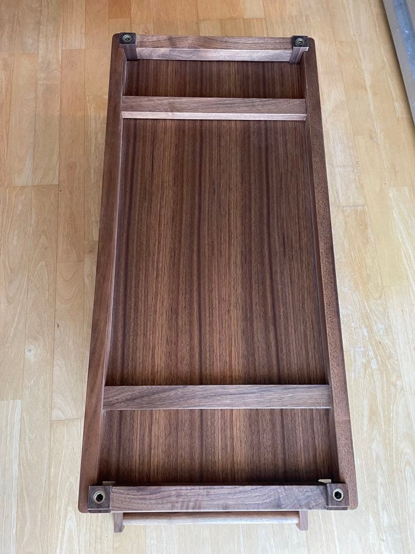 IKIKI シェルフコンテナ L ウォルナット・スパイク・レインカバー付