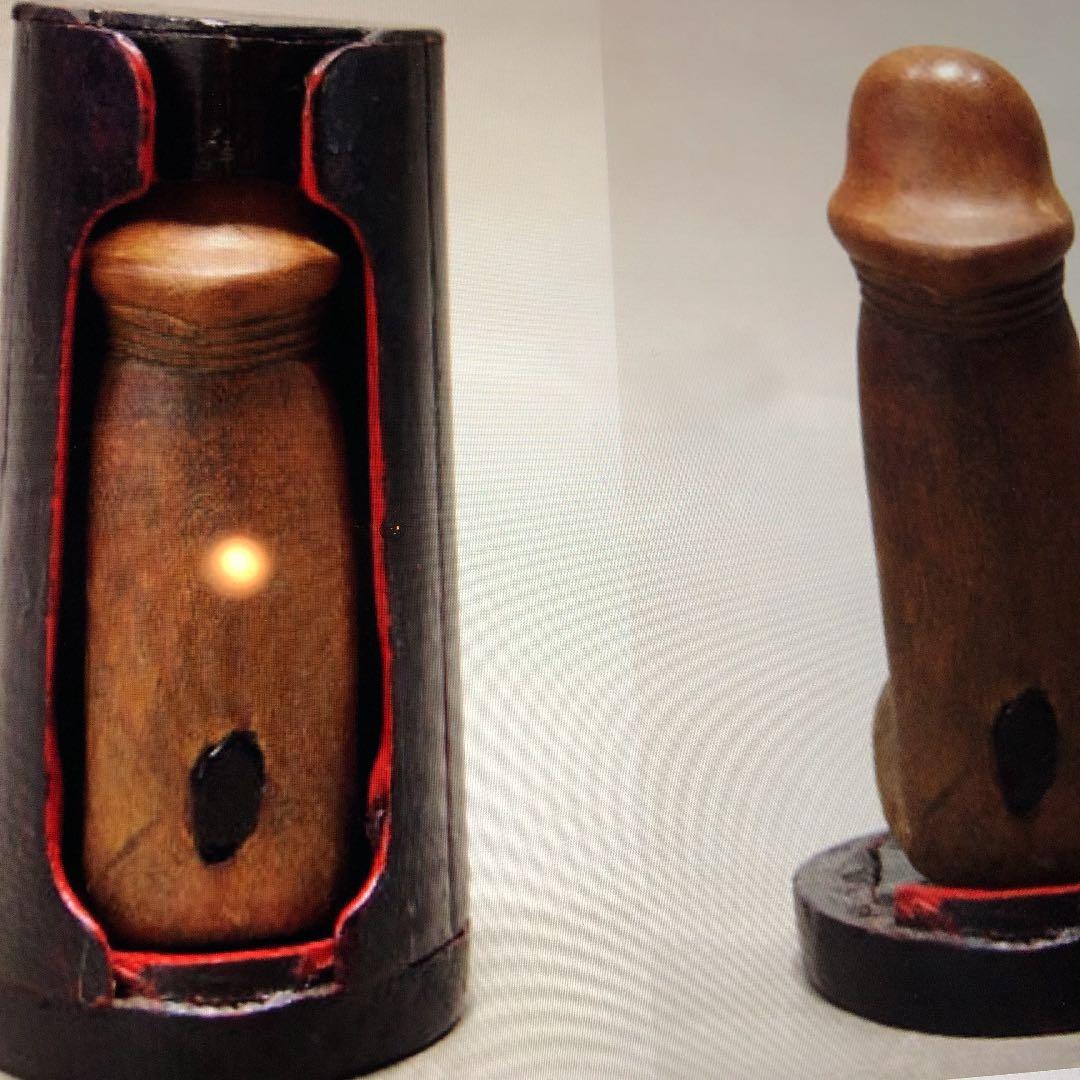 時代木造春画細工男根女陰福神厨子入子宝夫婦円満子授個人旧家整理品珍品