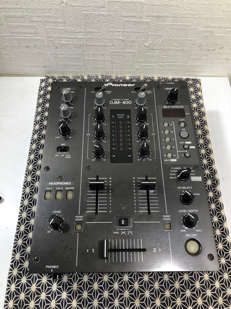 pioneer dj パイオニア　DJM-400 縦横フェーダーメンテナンス