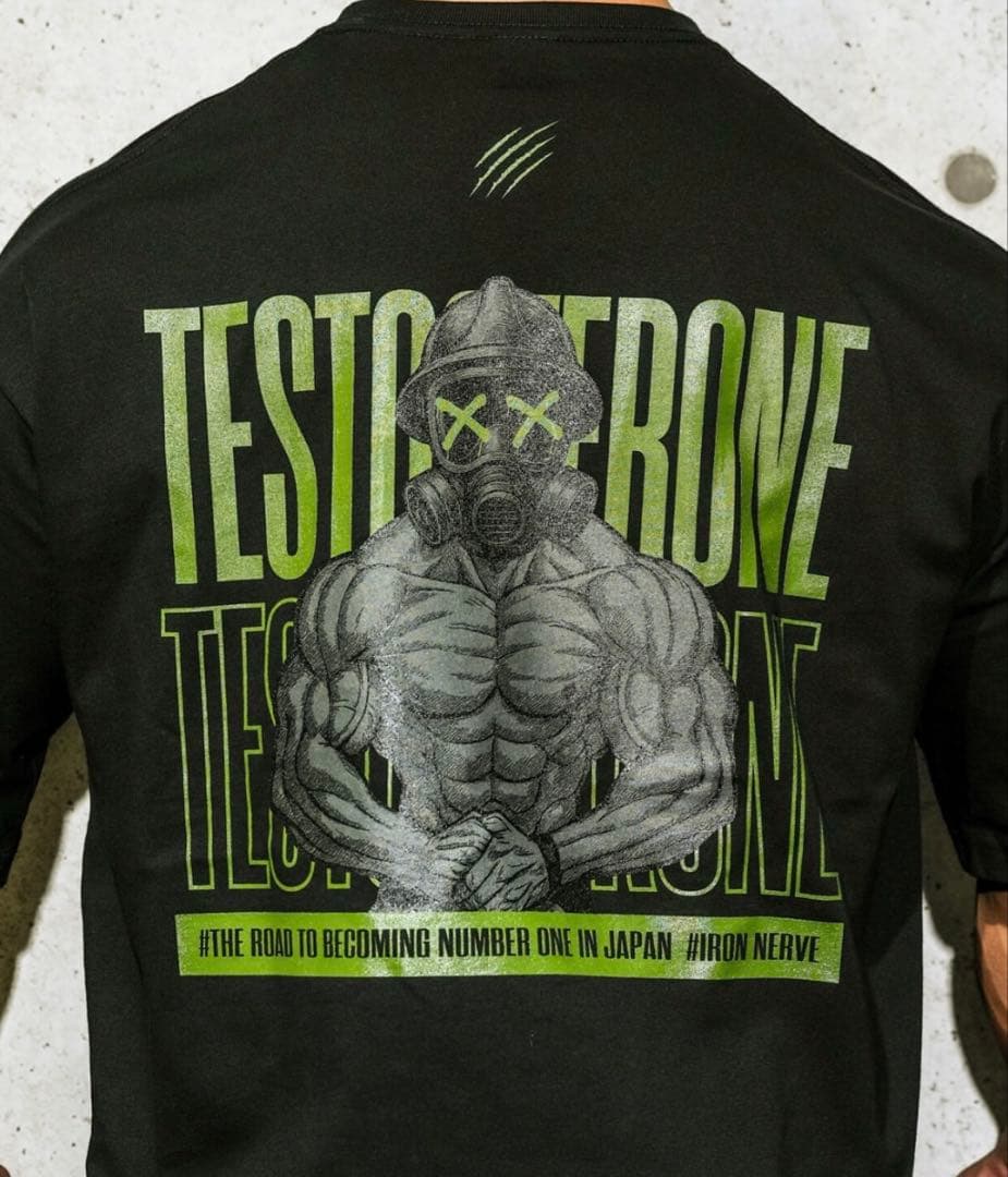 iron nerve testosterone tシャツ 扇谷 ジュラシック木澤