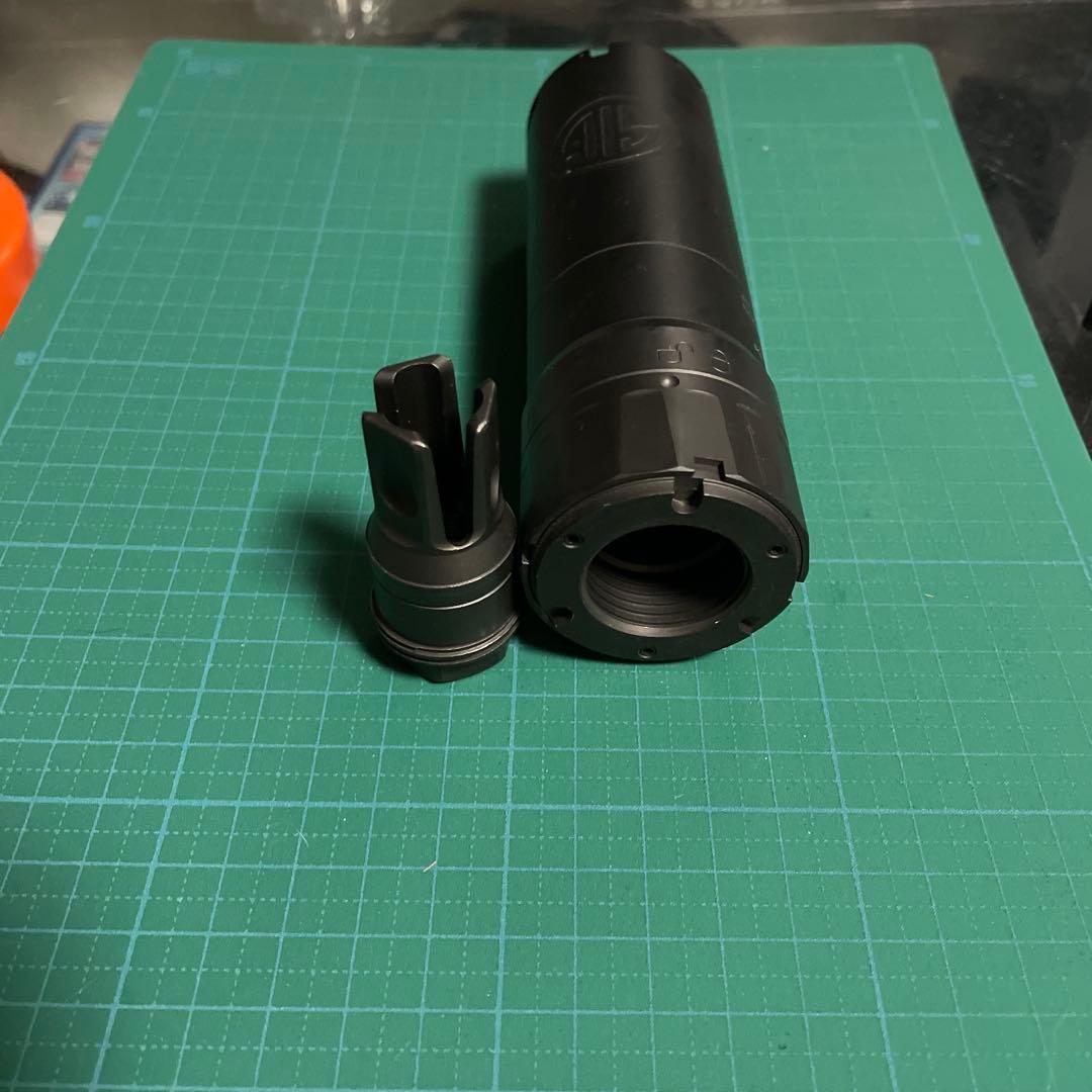 SIG SLX 556-QDタイプ サプレッサー&フラッシュハイダーセット BK