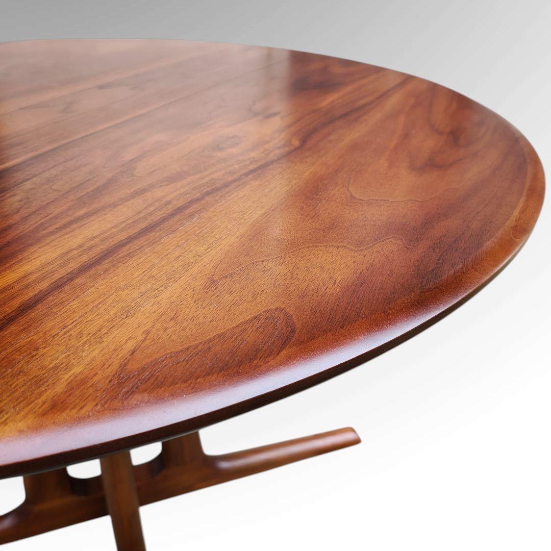 起立木工 OR-02 TABLE 105 円形 ラウンド テーブル ウォルナット