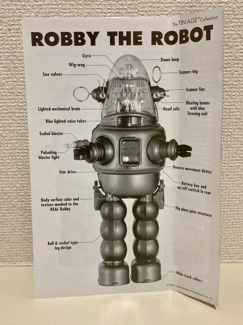 大阪ブリキ玩具/ROBBY THE ROBOT/ロビーザロボット/禁断の惑星