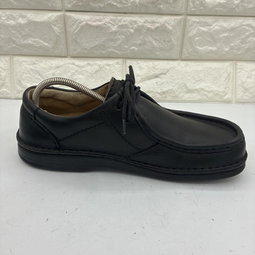 【良品】ビルケンシュトック パサデナ 41 チロリアン レザーシューズ ブラック