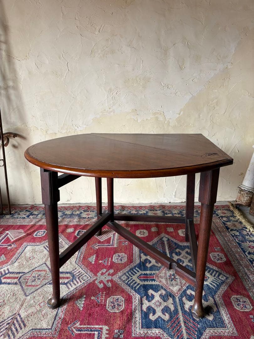 折りたたみテーブル　イギリスアンティーク