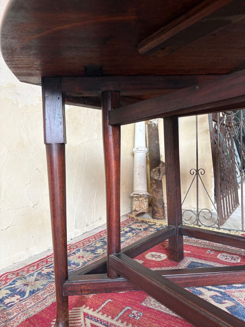 折りたたみテーブル　イギリスアンティーク